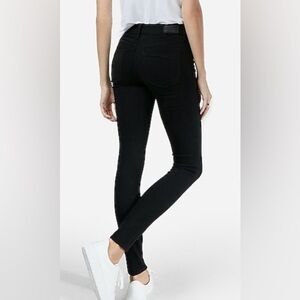 Express Women’s Stretch+ Mid Rise Black Leggings